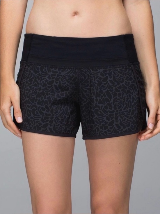 lululemon athletica Pants - Lululemon Run Time Shorts in Printed Petal Camo Print